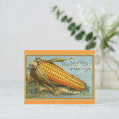 Thanksgiving Groetings  Herfst Harvest Briefkaart (Staand voorkant)