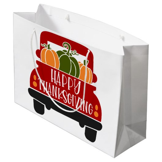 Thanksgiving Groot Cadeauzakje (Achterkant Gekanteld)