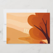 Thanksgiving grootmoeders huis kaart (Achterkant)