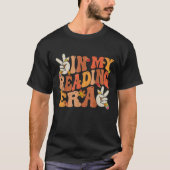 Thanksgiving Groovy In My Reading Era Teacher Autu T-shirt (Voorkant)