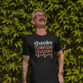 Thanksgiving groovy typografie ontwerp t-shirt