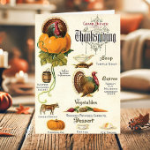 Thanksgiving  Grote Meren Feestdagen Kaart
