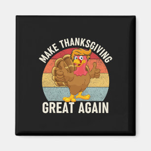 Thanksgiving Grote Opnieuw Grappig Trump Turkije 2 Magneet