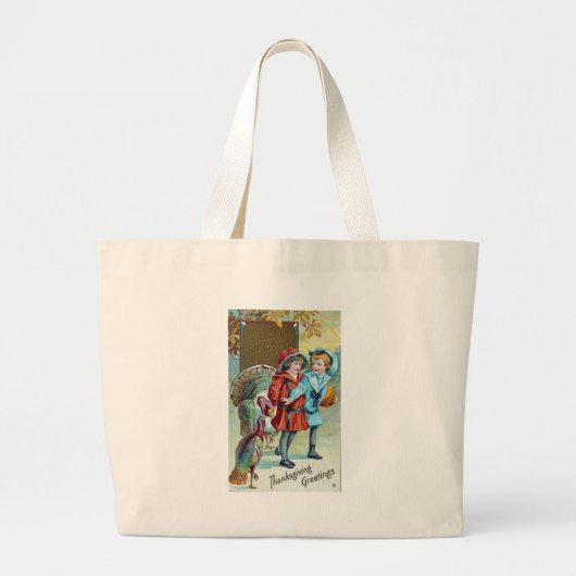 Thanksgiving Grote Tote Bag (Voorkant)