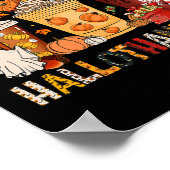 Thanksgiving Hallothanksmas Christmas Halloween Co Poster (Hoek)