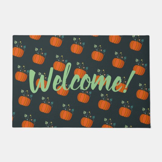 Thanksgiving Halloween Pompoen Deurmat (Voorkant)