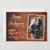 Thanksgiving handmatige tapecalligrafie feestdagenkaart (Voorkant)