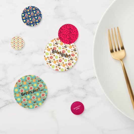 Thanksgiving happy Fall Farmhouse Confetti (Groep)