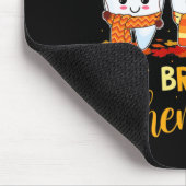 Thanksgiving Happy Herfst penseel Alle gebitsgebor Muismat (Hoek)