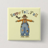 Thanksgiving Happy Herfst Square Button (Voorkant)