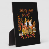 Thanksgiving Happy Herfst Yall Gnome Leopard Fotoplaat (Zijkant)