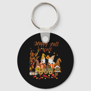 Thanksgiving Happy Herfst Yall Gnome Leopard Sleutelhanger