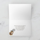 Thanksgiving Happy Pumpkin Pie Feestdagen Kaart (Binnen)