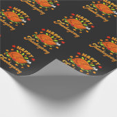 Thanksgiving - Happy Thanksgiving Cadeaupapier (Hoek)