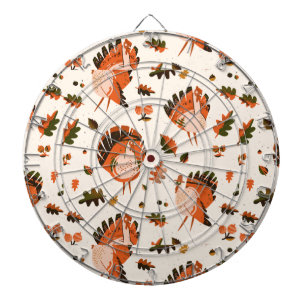 Thanksgiving Happy Turkey Day-cadeau Dartbord