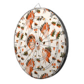 Thanksgiving Happy Turkey Day-cadeau Dartbord (Voorkant Rechts)