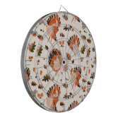 Thanksgiving Happy Turkey Day-cadeau Dartbord (Voorkant Links)
