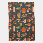 Thanksgiving Happy Turkey Day-cadeau Theedoek (Verticaal)