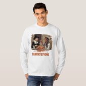 Thanksgiving Harmony T-Shirt: Pelgrim & Inheems T-shirt (Voorkant volledig)