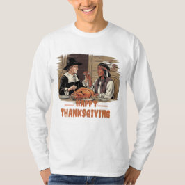 Thanksgiving Harmony T-Shirt: Pelgrim & Inheems T-shirt