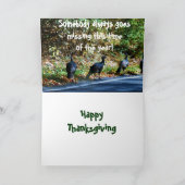 THANKSGIVING, HAROLD THE TURKEYS ONTBREKENDE kaart (Binnen)