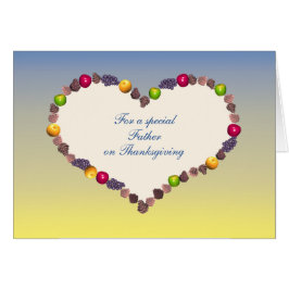 Thanksgiving hart - voor vader