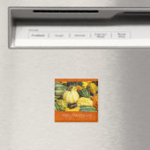 Thanksgiving Harvest 2 - Happy Thanksgiving Magneet (Insitu (Vaatwasser))