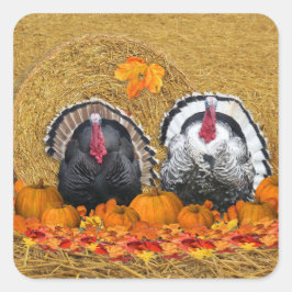 Thanksgiving Harvest Classic Round Sticker