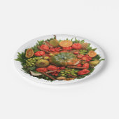 Thanksgiving Harvest Collectie Papieren Bordje (Gekanteld)