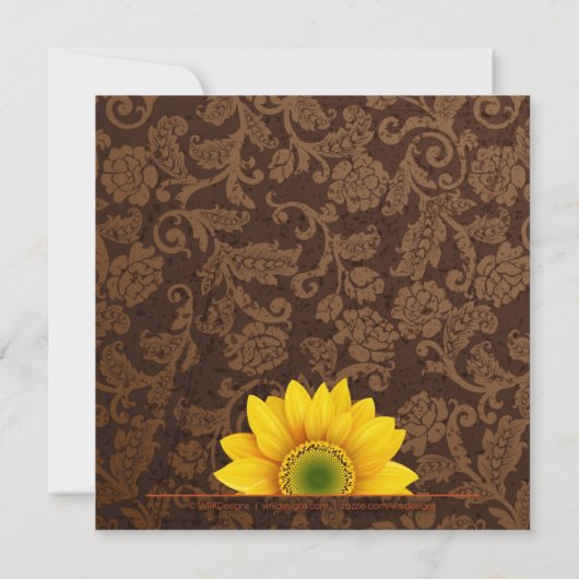 Thanksgiving Harvest Invite Kaart (Achterkant)