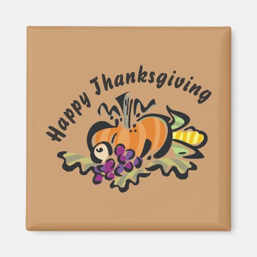 Thanksgiving Harvest Magneet (Voorkant)