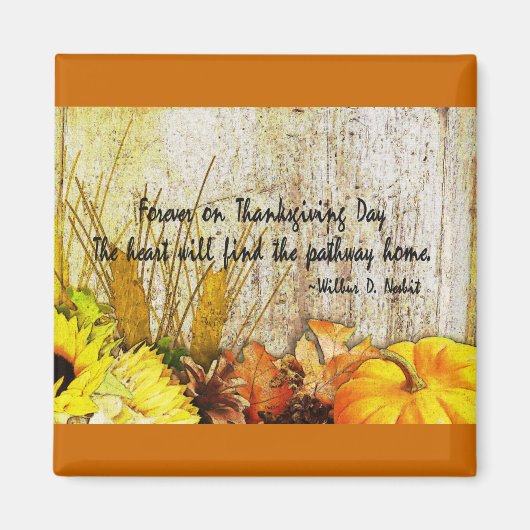 Thanksgiving Harvest Magneet (Voorkant)