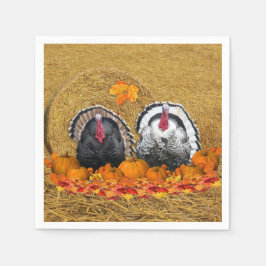 Thanksgiving Harvest Paper Napkin Servet