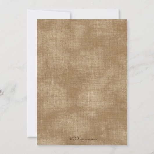 Thanksgiving Harvest Party Invitation Kaart (Achterkant)