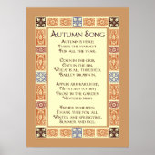 Thanksgiving Harvest Poem Poster (Voorkant)