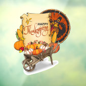 Thanksgiving Harvest Raamsticker (Vel 3)