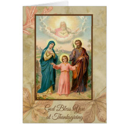 Thanksgiving Heilige Familie Jezus Mary St. Joseph