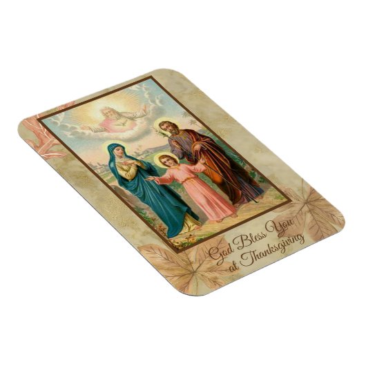 Thanksgiving Heilige Familie Jezus Mary St. Joseph Magneet (Rechterzijde)