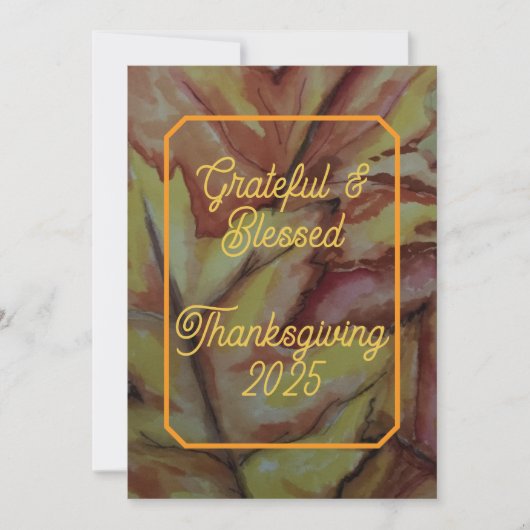 Thanksgiving Heilige Kaart – Digitale optie (Voorkant)