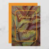 Thanksgiving Heilige Kaart – Digitale optie (Voorkant / Achterkant)