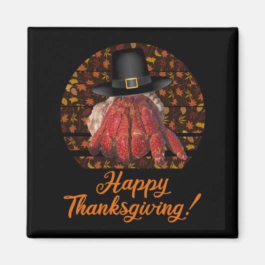 Thanksgiving heremietkreeft magneet (Voorkant)