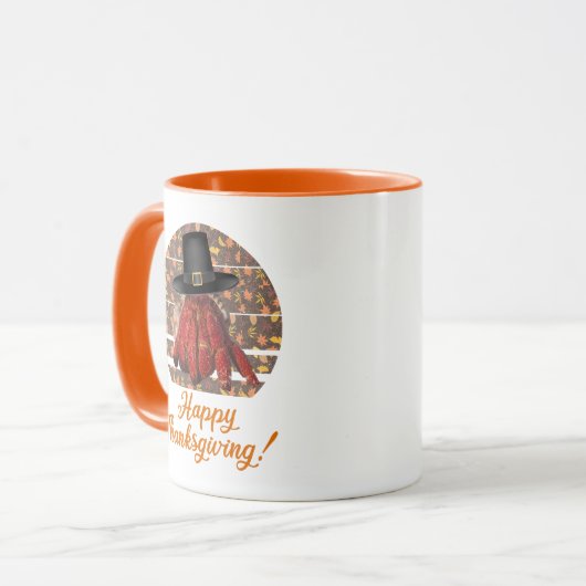Thanksgiving heremietkreeft mok (Voorkant links)