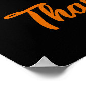 Thanksgiving heremietkreeft poster (Hoek)