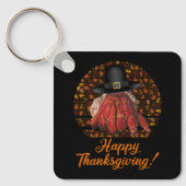 Thanksgiving heremietkreeft sleutelhanger (Voorkant)