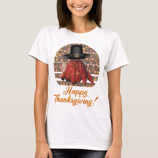 Thanksgiving heremietkreeft t-shirt (Voorkant)