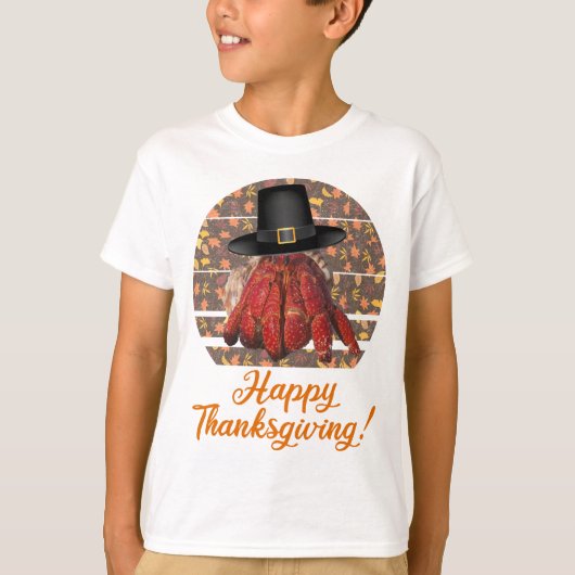 Thanksgiving heremietkreeft t-shirt (Voorkant)