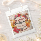 Thanksgiving herfst adem met gesorteerd afvalwater bedankzakje (Geknipt)