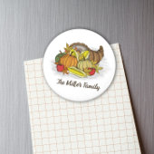 Thanksgiving Herfst Autumn Harvest Vegetables Magneet