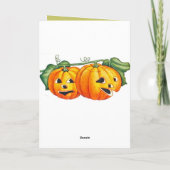 Thanksgiving, Herfst begroet Feestdagen Kaart (Achterkant)