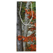 Thanksgiving herfst berk bomen wijn cadeautas (Achterkant)